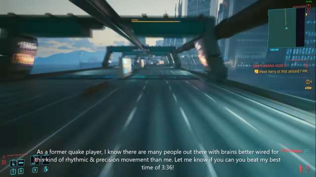 《赛博朋克2077》BUG「超级跳」让你跑起来人比车还快