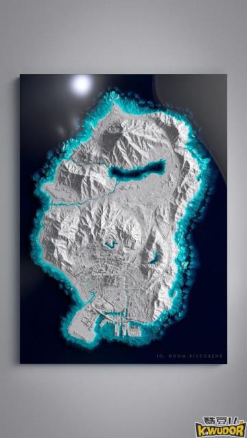 外国设计师花近 400 小时 制作出《侠盗猎车手5》圣安地列斯缩小地图图片2